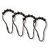 Heavy Duty - Oil Rubbed Bronze Roller Shower Curtain Rings - Set of 12 RollerRingsTM