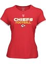 Kansas City Chiefs Gemini Too Cap Sleeve Woman's Tee