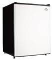 Sanyo SR-2570M 2.5-Cubic-Foot Refrigerator, Platinum and Black
