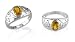 Oval Cut Citrine Ring Sterling SIlver