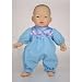 Berenguer Dolls La Baby Asian Soft Body Doll in Blue - 11 Inches