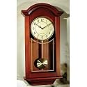 River City Clocks Chiming  Regulator Wall Clock with Swinging Pendulum and Cherry Finish - 24 Inches Tall - Model # 6023C