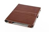 M-Edge Executive Genuine Leather Kindle DX Jacket (Fits 9.7" Display, Latest Generation Kindle DX), Smooth Mocha Brown
