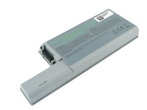 Batterie pour Dell Latitude D531 / D820 / D830 6600mAh Li-Ion métalic-grey-grey - Original Lavolta