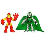 Marvel Super Hero Adventures Mini Figure 2Pack Iron Man Dr. DoomIMAGE