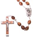 Olive wood Rosary with Holy Water from the Jordan River (51 cm or 20")