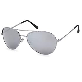 UB Premium Mirror Lens Aviator - Silver / Mirror 5838