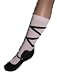 Womens 9-11 Black Ballet Slipper Cotton Lycra Novelty Socks