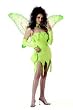 May Qualify for FREE or SPECIAL SHIPPING, Click for Details! Lady Emerald Fairy Costume - Scalloped Hem is Very Short!
