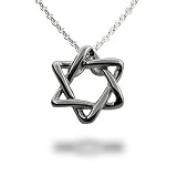 Sterling Silver Star of David Necklace