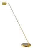 Holtkoetter Tilted Base Two Tone Brass Floor Lamp