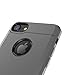 iPhone 7 Case, Hybrid Modern Slim Textured Grip Cell Phone Case for Apple iPhone 7 (2016) (Gray)