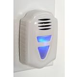 Wiser Living 90089 Dual Protection Electromagnetic and Ultrasonic Pest Repeller with Night Light