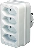 Brennenstuhl - Adapterstecker Euro 4 weiß für 1,39 &euro;