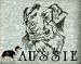Medium Embroidered Australian Shepherd T-Shirt