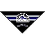 Colorado Rockies pet dog sports bandana Med/LG 21"