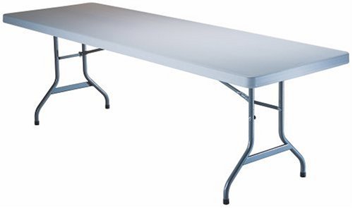 Lifetime 22980 8-Foot Folding Table, White Granite
