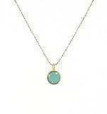 Necklace - N166 - Swarovski (tm) Crystal Drop (10mm / 3/8) ~ Pacific Opal
