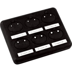 Genuine IceCarats Designer Jewelry Gift 14K White Gold Rd 3-Prong Dia Earstud Kit. 6 Pair Round 3-Prong Si2-3, G-H Diamond Earstud Kit Rd 3-Prong Dia Earstud Kit In 14K White Gold