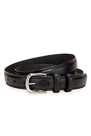 Leather Rectangular Buckle Chino Belt