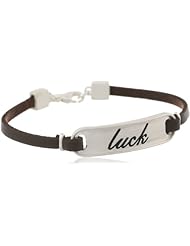 NINE WEST VINTAGE AMERICA "Wristed Inspiration" Worn Gold Colored Luck Inspiration Bracelet, 7.75"
