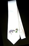 Party Decoration Necktie with vegetable, drooling, salivating, rat, hunger, hungry, animal