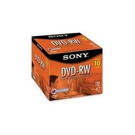 Sony DMW30AJ - 10 x DVD-RW (8cm) - 1.4 GB - storage media