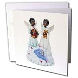 Angels - African-American angels - Greeting Cards-12 Greeting Cards with envelopes