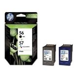 HP 56/57 Tintenpatrone 19 ml schwarz/blau/gelb/magenta