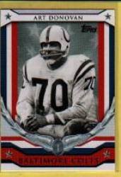 2008 Topps FB Military Salute #HR-AD Art Donovan - Baltimore Colts (Football Cards)