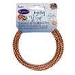 Jewelry Wire, 2 Ply Aluminum, 18 Gauge, Copper / Copper, 3yd (Pack of 1)