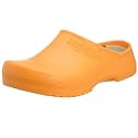 Birkis Clogs ''Super-Birki'' aus Polyurethane in blazing orange mit normalem Fussbett