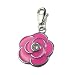 Believe Beads © Metal Enamel Flower with middle stone Clip on Charm will fit Thomas Sabo Type Bracelets