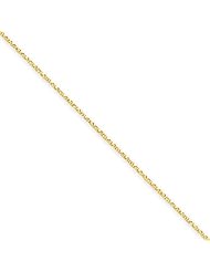 14k Yellow Gold 24in .95mm Twisted Box Necklace Chain. Metal Wt- 2.88g
