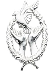 Sterling Silver Remembrance Lapel Pin