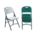 2 x Folding Chairs by Palm Springs Leisure Green
