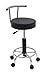 Studio Designs Futura Stool in Silver with Black 13181