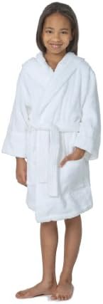 Thirsty Towels Hooded Children's Turkish Terry Robe for Boys and Girls