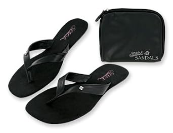 Flip Flop Black Sandals Selena Gomez clothing line
