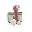 Nutra Sonic Essential Series PE8008P Face and Body Cleansing Brush Pink 4-speed