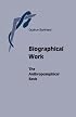 Biographical Work: The Anthroposophical Basis