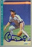 Chris Donnels, Florida Marlins Autographed Card