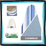 Review Whitney Design  / Whitney Design 7706 Reversible Pad and Cover - Caribbean Blue Stripe and Baby Blue