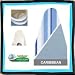 Whitney Design 7706 Reversible Pad and Cover - Caribbean Blue Stripe and Baby Blue