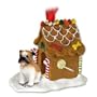 Bulldog Ginger Bread House Christmas Ornament