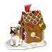 Bulldog Ginger Bread House Christmas Ornament