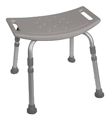 Deluxe Aluminum Bath Bench, Adjustable Height