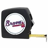 MLB Atlanta Braves 25' Black Tape Measure