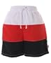 Banana Cabana White/Red/Black Boys Swim Shorts 4T