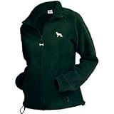 Ladies' Full Zip Fleece German Shepherd White